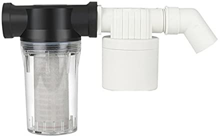 Rohrleitungsfilter, Wasserpumpenfilter, Inline-Netzsieb, Schwimmerventil und Filter aus Kunststoff, 1/2 Zoll, 3/4 Zoll, 1 Zoll, eingebautes automatisches Wasserstandsregelventil mit seitlichem Einlass