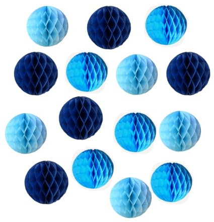 Party-Wabenbälle, Dekoration, 10,2 cm, kleine Papier-Wabenbälle, Seidenpapier, Pompons, Blumenbälle, hängende Wandblumenkugeln für Babyparty, Geburtstag, Hochzeit, Kinderzimmer, Dekoration (10,2 cm,