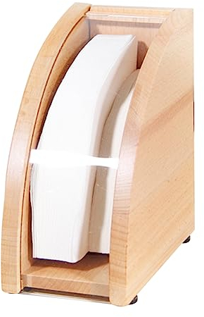CAXUSD Kaffeefilter-Aufbewahrungsregal Kaffeefilter Kaffee Küchenwaren Ständer Filterpapierhalter Schlagen Halterung Spender Bambus Kaffeefilterpapierhalter Kaffeefilterpapierbehälter