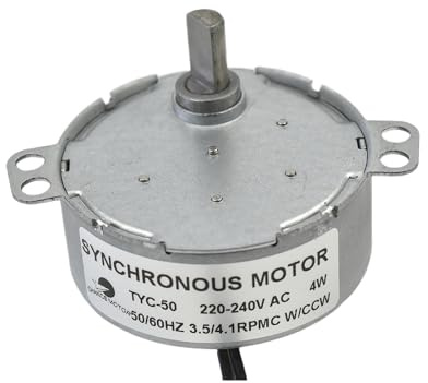 CHANCS Synchronmotor TYC-50 AC 220V 3.5/4.1RPM CW/CCW D-Shaft für kommerzielle und häusliche Eiswürfelmaschine Zubehör