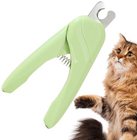 Krallenschere für Katzen, Krallenschere für kleine Kätzchen, rutschfester Griff, Nagelknipser aus Metall für Hunde, professionelles Pflegewerkzeug für kleine und mittelgroße Hunde