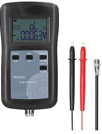Batterie Tester, 4-Draht YR1035+/YR1030+ Hochpräzises, schnelles Lithiumbatterie-Innenwiderstandsprüfgerät, Elektrofahrzeuggruppe,Batterietester(YR1035 PLUS Set)