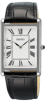 Seiko SWR103P1 Women's Analogue Watch with Leather Strap