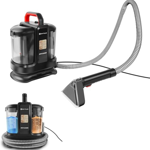 Pulitore per tappeti, 450 W, 15 kPa, 1,2 + 0,6 l, Carpet Cleaner per auto, divano e bagnato, pulitore per moquette