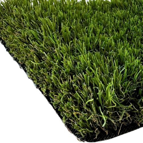Erba artificiale 45 mm modello Madrid Multidirezionale – Finitura molto naturale e fibra morbida | per giardino, terrazza, piscina e attico | drenaggio rapido e resistente al sole (2 mx1 m = 2 m2)