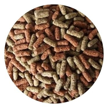 Reptilienfutter Schildkröten Sticks Wasserschildkröten Futter (1,6kg, Mix Rot/Grün)
