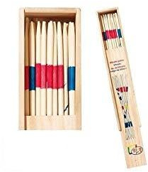 Goki Jeu de Mikado Coffret en Bois Jeu d'adresse de Patience Enfant 5 Ans + - 28 cm