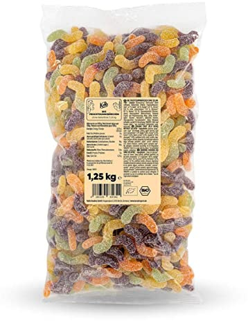 KoRo - Bonbons acides vers de terre sans gélatine bio 1,5 kg