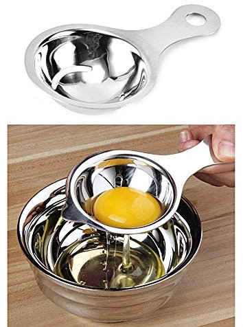 Separatore uova - separa tuorlo dal bianco - acciaio - visto in tv Idea Regalo Natale Compleanno Festa