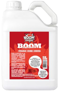Boom Nutrients | Abono de Floración Líquido - Fertilizante para Plantas - Abono para Flores | Floración Boom (5L)