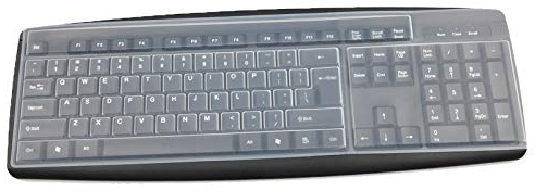 HAOBIN Tastatur Abdeckungen Computer Tastaturschutz Silikon Keyboard Abdeckung Universal Tastaturabdeckung schutzhülle Tastatur pc,UltradüNne SchutzhüLle,Wasserdicht Und Staubdicht,1 StüCk
