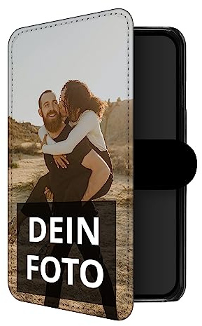 PhotoFancy® – Samsung Galaxy A13 5G Hülle mit Foto Personalisieren – Handyhülle selbst gestalten (Flipcase)