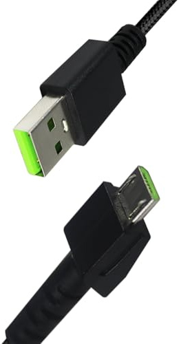 Aiivioll Cable de carga USB para ratón inalámbrico de 1,8 m para Razer Viper Ultimate, Basilisk Snake Ultimate, Viper V2 Professional, Viper Professional