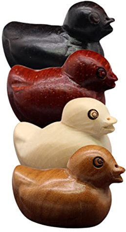 CAXUSD Kleiner Holzfiguren Holzanhänger Tieranhänger Selbstgemacht Schmuck Charme Kreative Kleiner Tierfiguren Mit Loch Für Schlüsselanhänger Hängende Dekoration