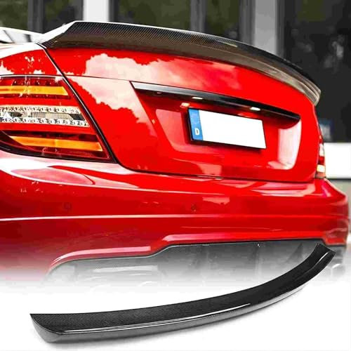 USJEKZI66 Kofferraum-Heckspoiler für Mercedes Benz Klasse W204 C204 2008–2014, ABS-Heckflügel-Spoilerlippe