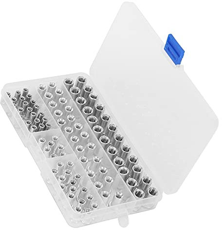 100 Stück Nietmuttern, Aluminium-Gewindeeinsätze, M4, M5, M6, M8, Hardware-Werkzeuge, Flachkopf-Nietmuttern für Verschiedene Industrielle Anwendungen