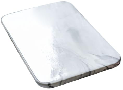 Amosfun Tabla De Cortar De Jaspeada para Cocina Práctica Tabla para Cortar Carne como Bandeja para Sushi y Fruta Mesa De Comedor