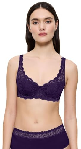 Triumph Amourette WHP Half Cup Padded Bra Royal Purple Purple 40A