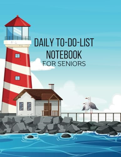 Daily To Do List Notebook for Seniors: Large Print Undated Task Planner