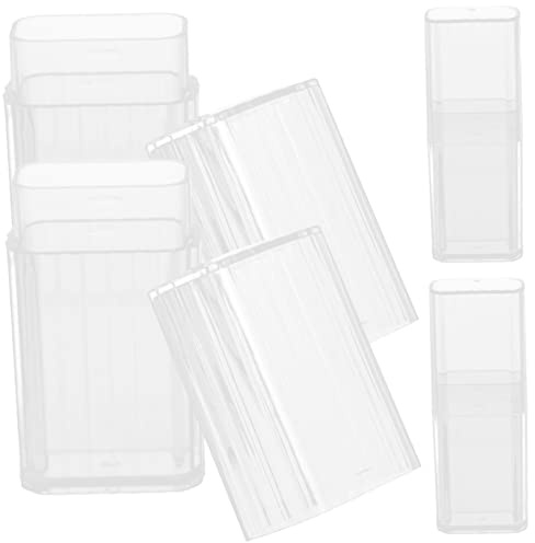 Alipis Estuche Portátil de Almacenamiento para Palillos, Caja de PS Transparente, Práctica y Conveniente para Mesa y Armarios, 4 Piezas