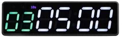 Timer da palestra， Timer da palestra portatile Intervallo timer Allenamento Fitness Orologio Conto alla rovescia/SU/Cronometro Magnetico e ricaricabile tite USB Multifunzione