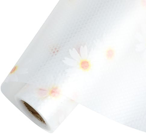 Tappetino per Cassetti 30×500cm EVA – Rivestimento Cassetti Antiscivolo Tagliabile – Antiscivolo per Cassetti Impermeabile per Cucina e Armadi (Bianco)