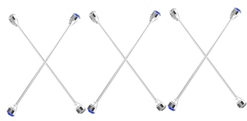 BESPORTBLE 3 Ensembles Aiguille En Collier Chemise Cravate À Pince Cliqueter Pour Hommes Piqûre De Cravate Revers Baleines De Col En Métal Épingle À Cravate Perceuse Tchèque 2 Pièces * 3