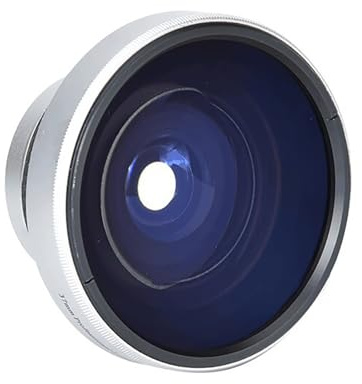 Obiettivo ottico aggiuntivo 0,25X Super Fisheye per obiettivi di videocamera calibro 37 mm
