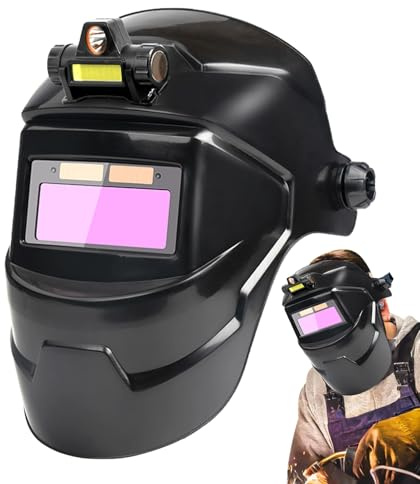 Svetsbalaclava med hög synlighet - högupplöst automatisk