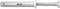 Fischer 50352 Nagel-Dübel Fischer N, 100St, 5x50/25, Standard