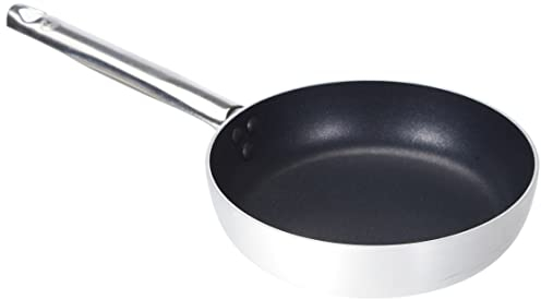 Pentole Agnelli Platinum Padella Dritta, Acciaio Inossidabile, Argento, 20 cm