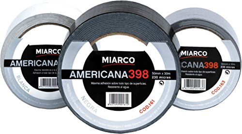 Orework 367183 - Cinta Americana 398, 50 mm x 10 m, Plata