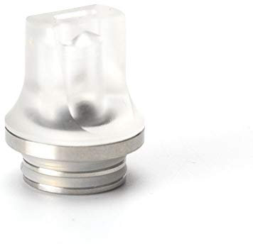 Résine 810 Drip Tip Pour dissipation de chaleur par atomiseur RDA Embout buccal Fo TFV8 TFV12 Kennedy Goon RDA Accessoires de Vape Sans tabac ni nicotine (Color : 1pcs Clear)
