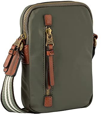 camel active Bari Damen Handytasche Umhängetasche Mittelgroß Grün