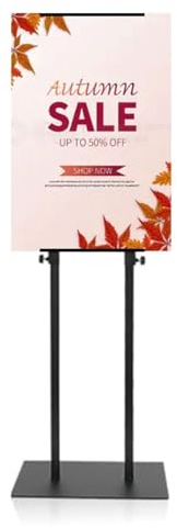 HACSYP Poster-Schilderständer, bodenstehender Sockelhalter, Foto-Display-Tafel, Laden-Schilderhalter, for die Präsentation von Hochzeiten/Geschäftsaktivitäten