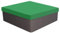 PATIKIL 245x245x30cm Quadrato Calda Vasca Rivestimento 210d Oxford Impermeabile Antipolvere Spa Rivestimento Protezione Patio Mobili Coperture per Calda Vasca Esterno Interno, Verde