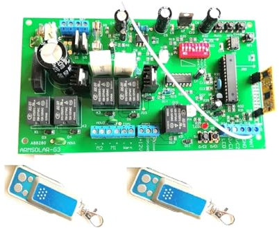 Kit d'ouverture automatique de portail coulissant, Ouvre-porte battante automatique, 150kg, opérateur de moteur, Circuit imprimé, contrôleur de carte électronique pour portail coulissant d'allée(Size:
