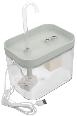 TOGEVAL Fontaine À Eau Automatique pour Chat Distributeur Deau pour Chat Fontaine À Boire pour Animaux De Compagnie Plastique Robuste Et Sûr