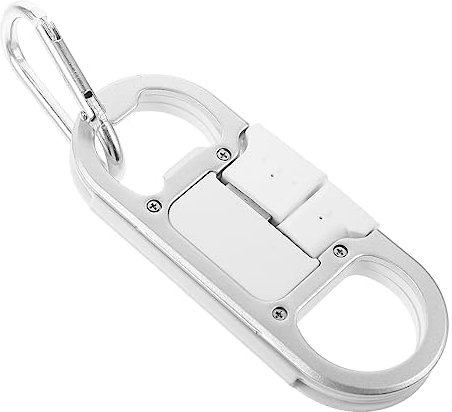 Amosfun Keyring Bottle Opener Keychain 3-in-1 Data Cable Keyring Keyring Gadgets Key Chains for Men Lightweight