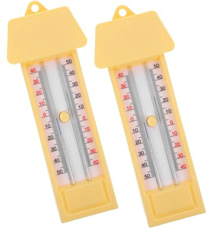IMIKEYA 2pezzi Termometro Da Appendere Per Interno Termometro Preciso Per Serra Misuratore Di Temperatura Multiuso Per Agricoltura e Piante