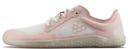 Vivobarefoot Primus Lite 3.5 Barfotaskor för kvinnor | Bygg styrka, balans och rörlighet | Lätta för träning och löpning | Bred passform jordningsskor | vegan, Dammig ros, 8 Wide