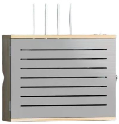 Wandregal für Router | TV Aufbewahrungsbox | Kabelbox | Farbe I
