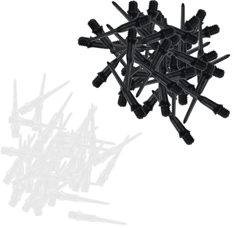 eupdd Pointe Fléchette Plastique: 240 Pièces Embout Fléchette Pointe, Pointes de Rechange Durables pour Cible Électronique, pour Les Amateurs de Jeux de Fléchette