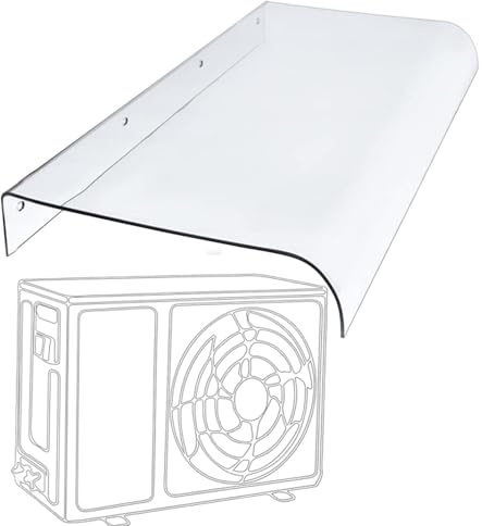 Auvent de Porte Aluminium 60cm 100cm 120cm 140cm Toit de Porte Exterieur en Polycarbonate Marquise D'entrée Balcon, Auvent Protection Contre Pluie et UV, Transparent