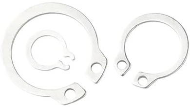 tianwandong Arandela de tope de apertura de eje de acero de retención elástica DIN471 M95-M150 mm, anillo de presión de gran tamaño tipo C, 2 unidades/lote(M110 (2PCS))