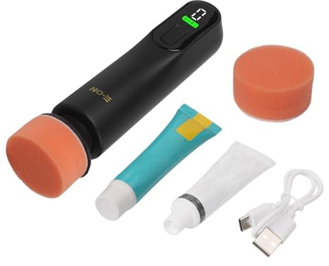URPIZY Lucidatrice auto senza fili con 3 velocità e batteria da 2000 mAh per rimozione graffi su vernice e dischi, portatile e versatile