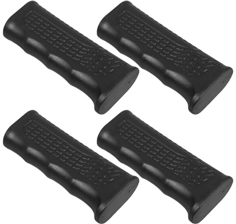 Homoyoyo Wheelchair Brake Handle Grip Covers 4pcs, Weatherproof Plastic Replacement Accessories for Transport Chairs and Mobility Scooters, Suitable for Outdoor and Indoor Mobility Support