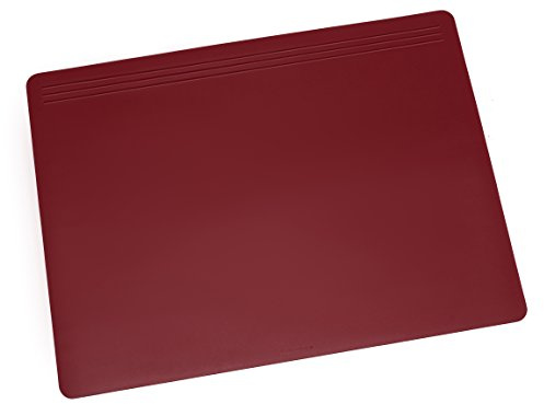 Läufer 32604 Matton Schreibtischunterlage 40x60 cm, rot, rutschfeste Schreibunterlage für besonders hohen Schreibkomfort, elegantes Zubehör für Schreibtisch, samtige Unterseite