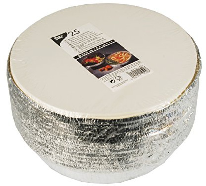 PAPSTAR 14509 Aluschalen, Aluminium, Silber, 12 x 23 x 23 cm
