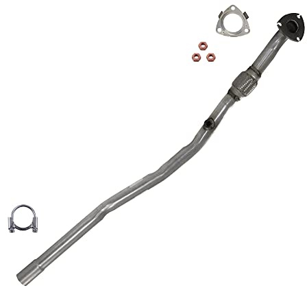 BESTPRICE ATP 1x Abgasrohr Hosenrohr mit Anbaumaterial 1x Bügelschelle | Kompatibel mit: OPEL ASTRA H Caravan, ASTRA H GTC, ASTRA H Stufenheck, ASTRA H TwinTop, ZAFIRA / ZAFIRA FAMILY B
